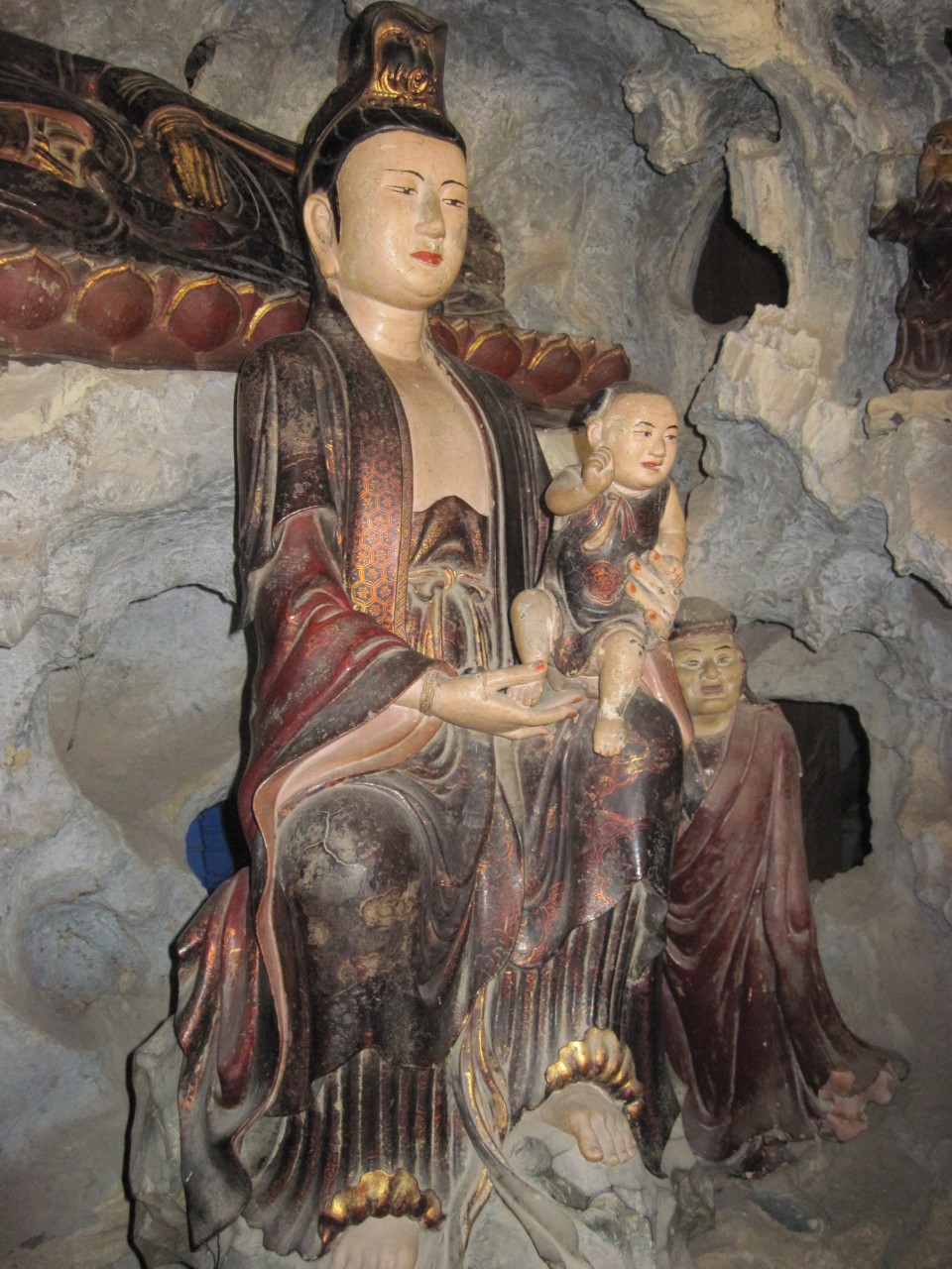 tượng quan âm tọa sơn - thị kính - Đồ Thờ Tượng Phật Thủy Minh